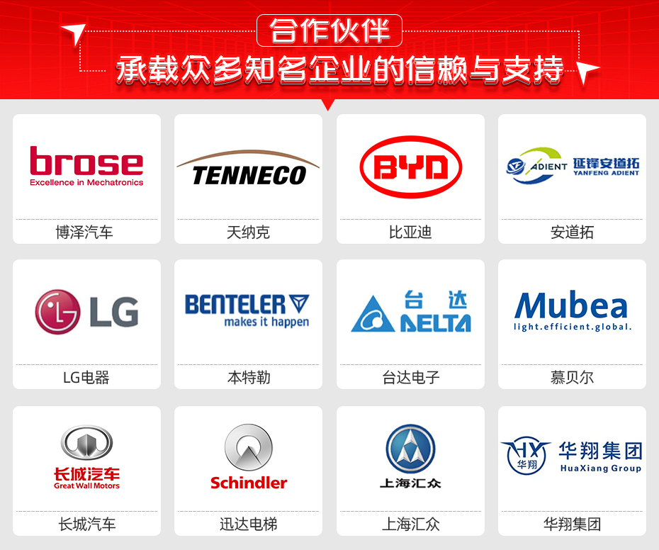 门板XY轴自动点焊机详情合作伙伴